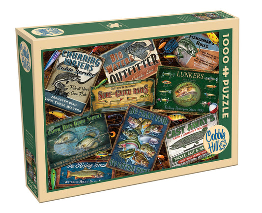 Cobble Hill Fish Signs Puzzle - 1,000 Pieces