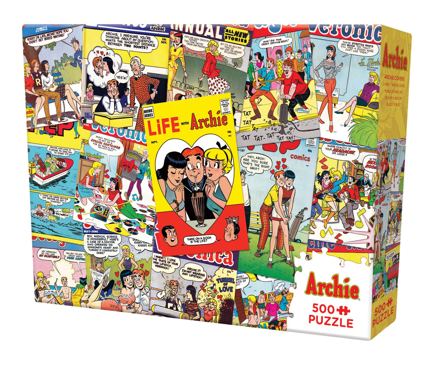 Cobble Hill Archie Covers Puzzle - 500 Pieces