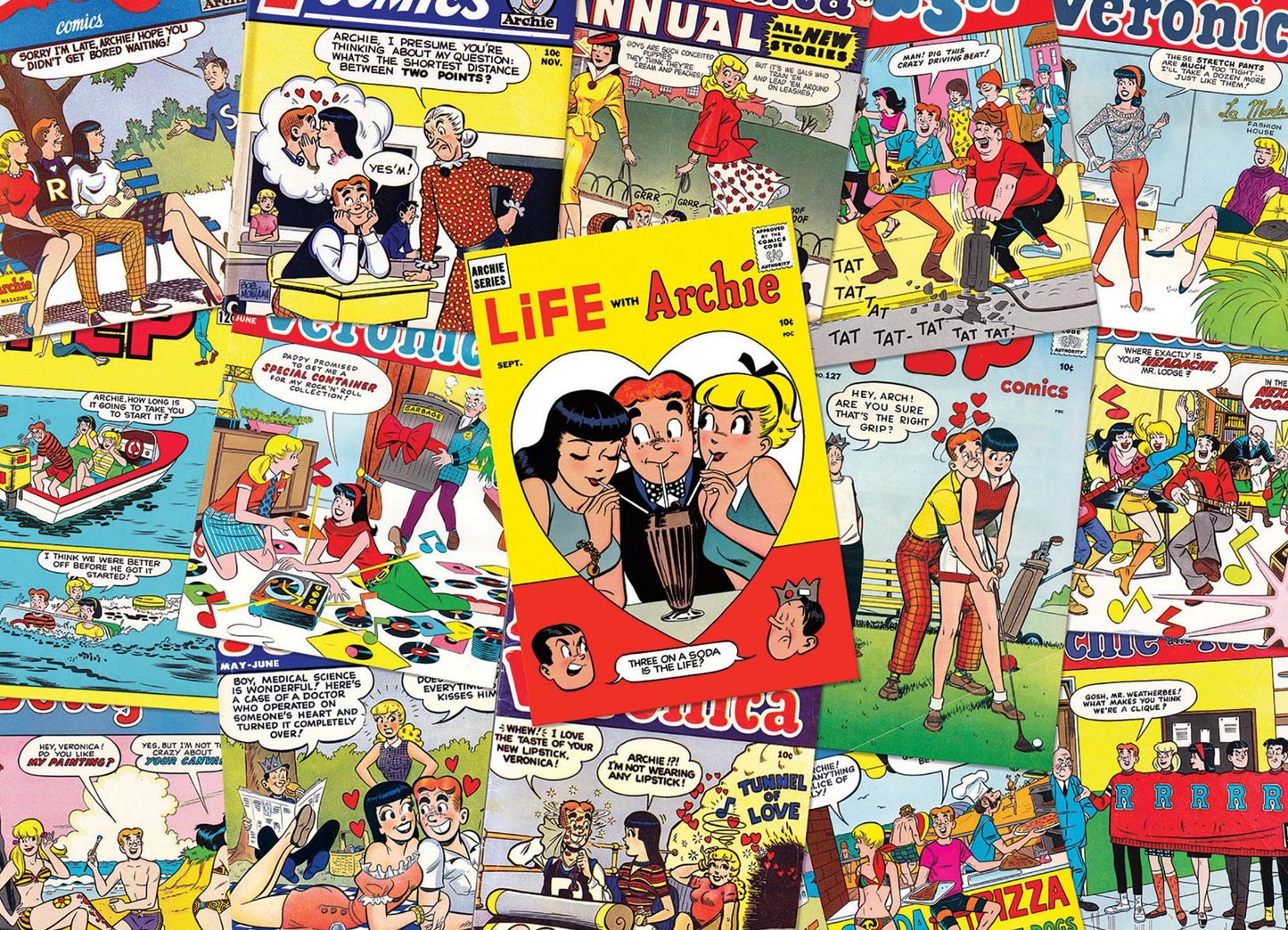 Cobble Hill Archie Covers Puzzle - 500 Pieces