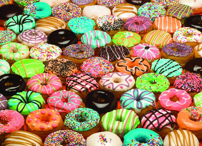 Doughnuts 500 piece puzzle