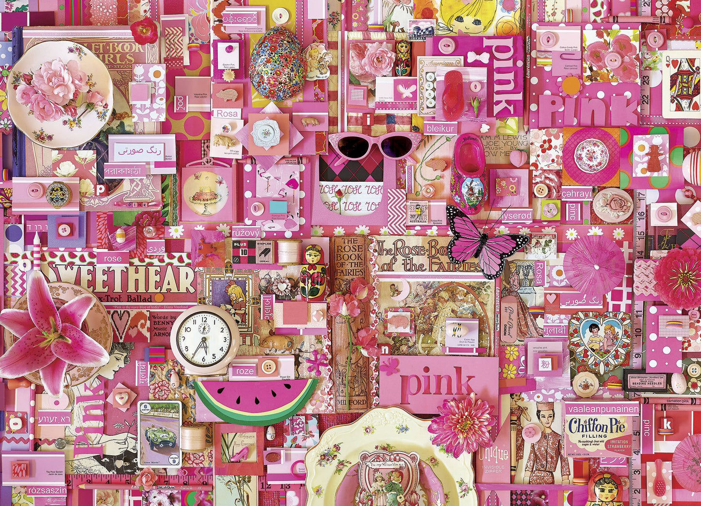 Pink 1000 pc puzzle
