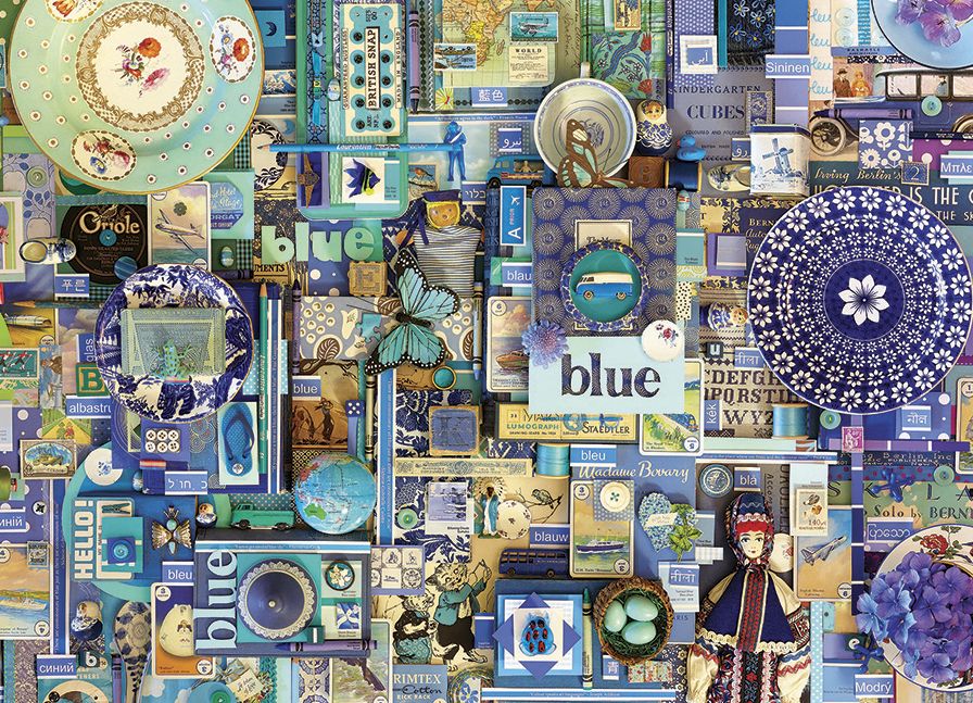 Blue 1,000 pc puzzle