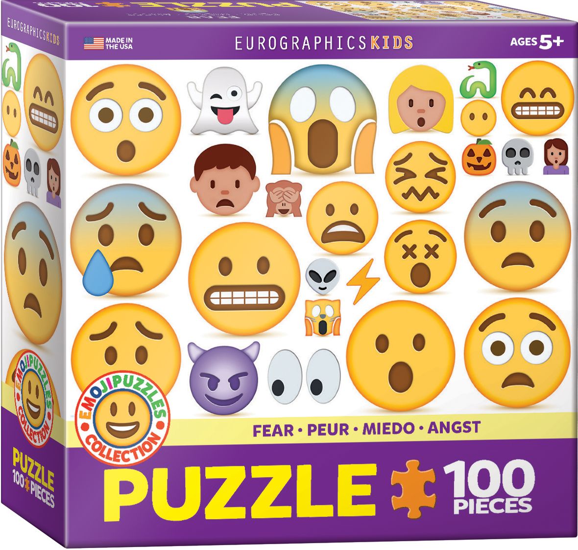 Emoji Fear 100 Pc Puzzle
