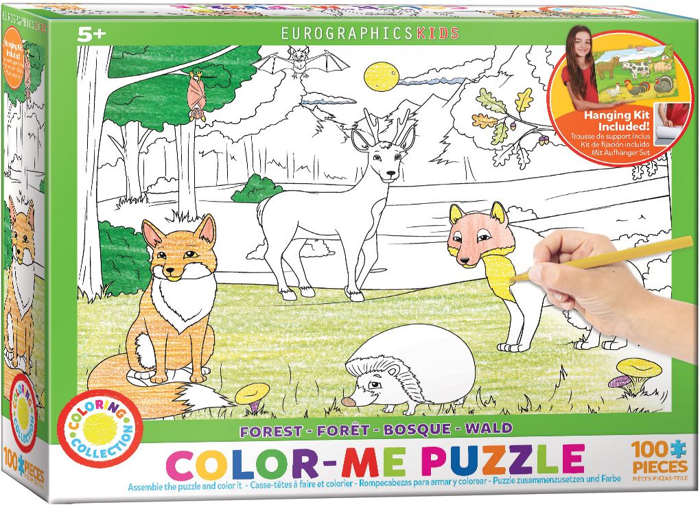Color Me Puzzle Forest 100 Pc