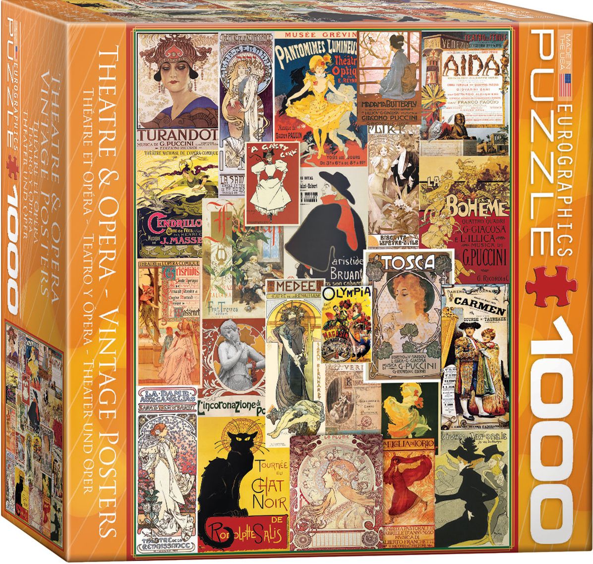 Vintage Theatre and Opera Collage 1000 pc