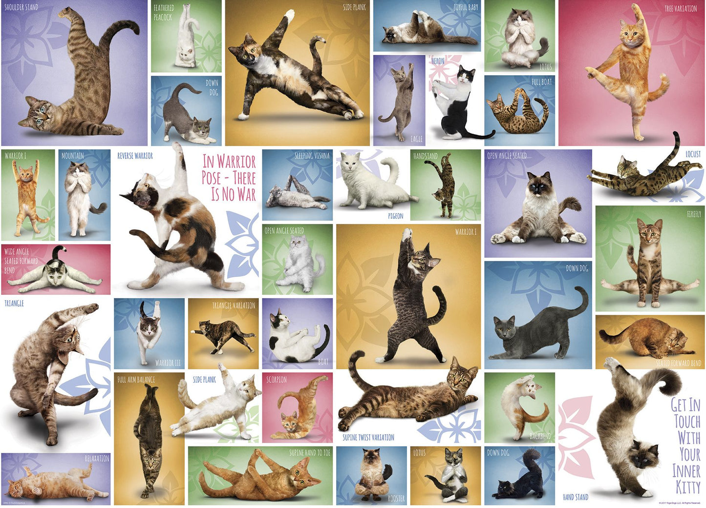 Yoga Cats 1000 pc Puzzle