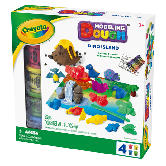 Crayola Dino Island Modeling Dough Playset
