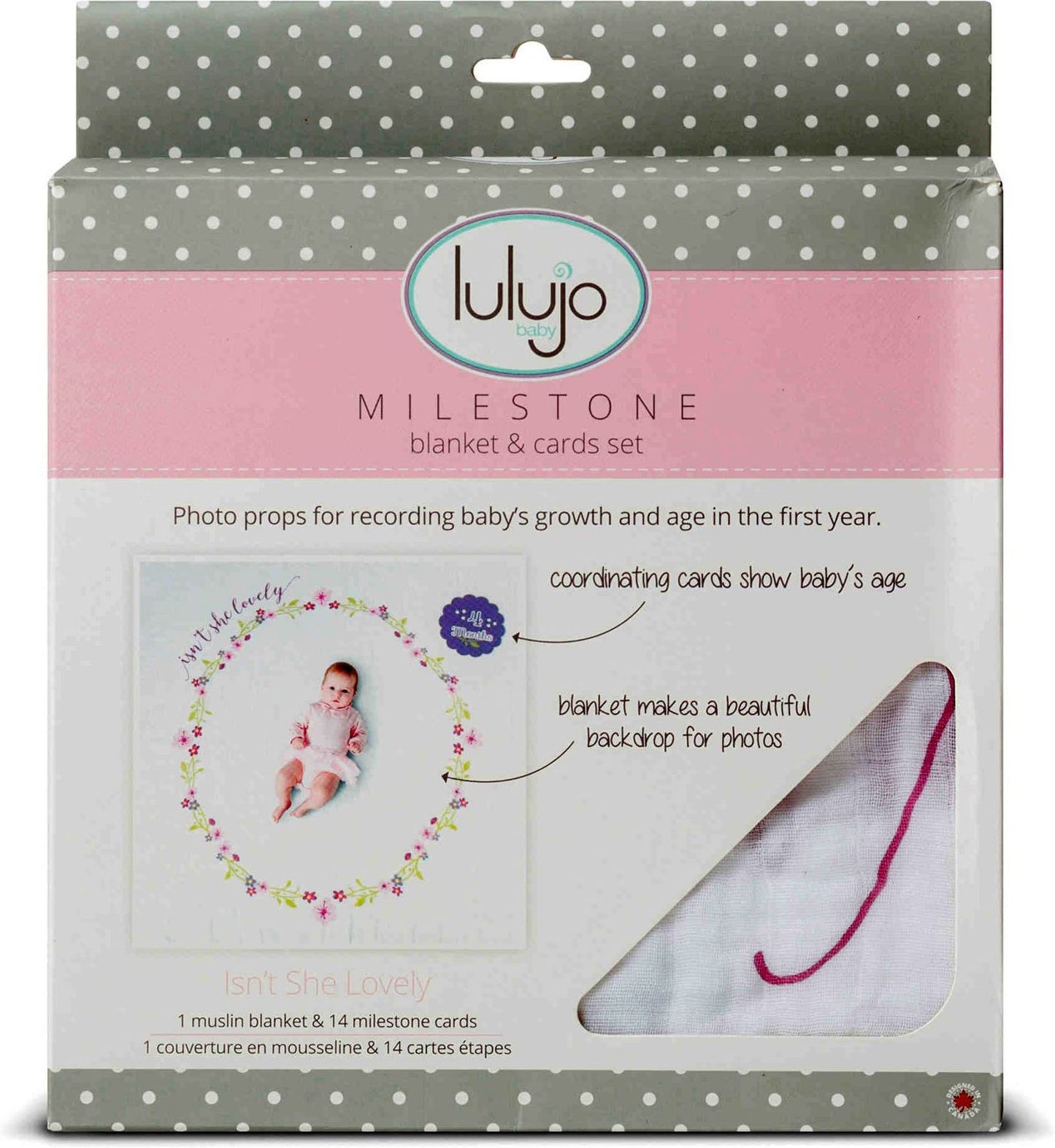Baby's First Year Blanket/Cards - Isn't She Lovely