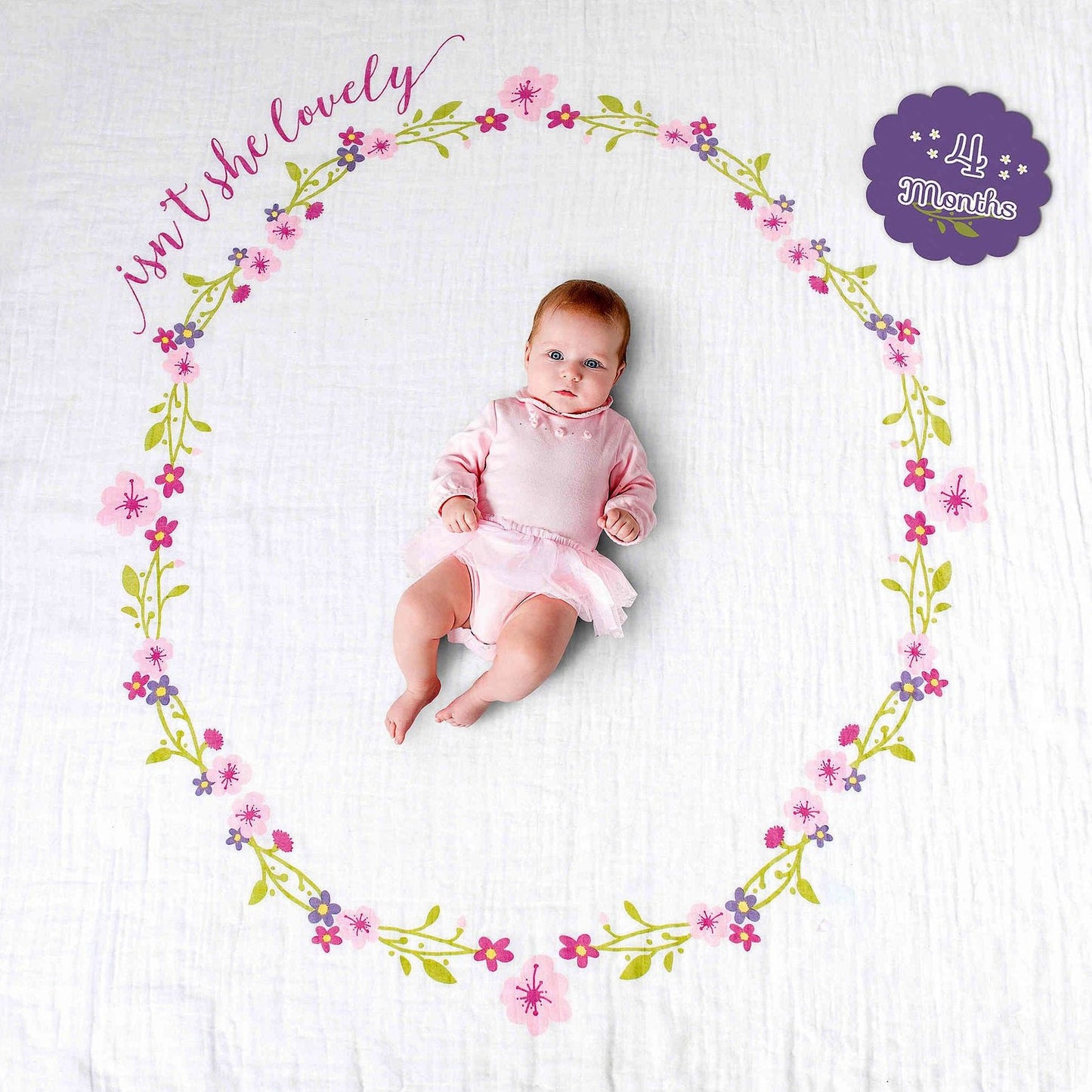 Baby's First Year Blanket/Cards - Isn't She Lovely