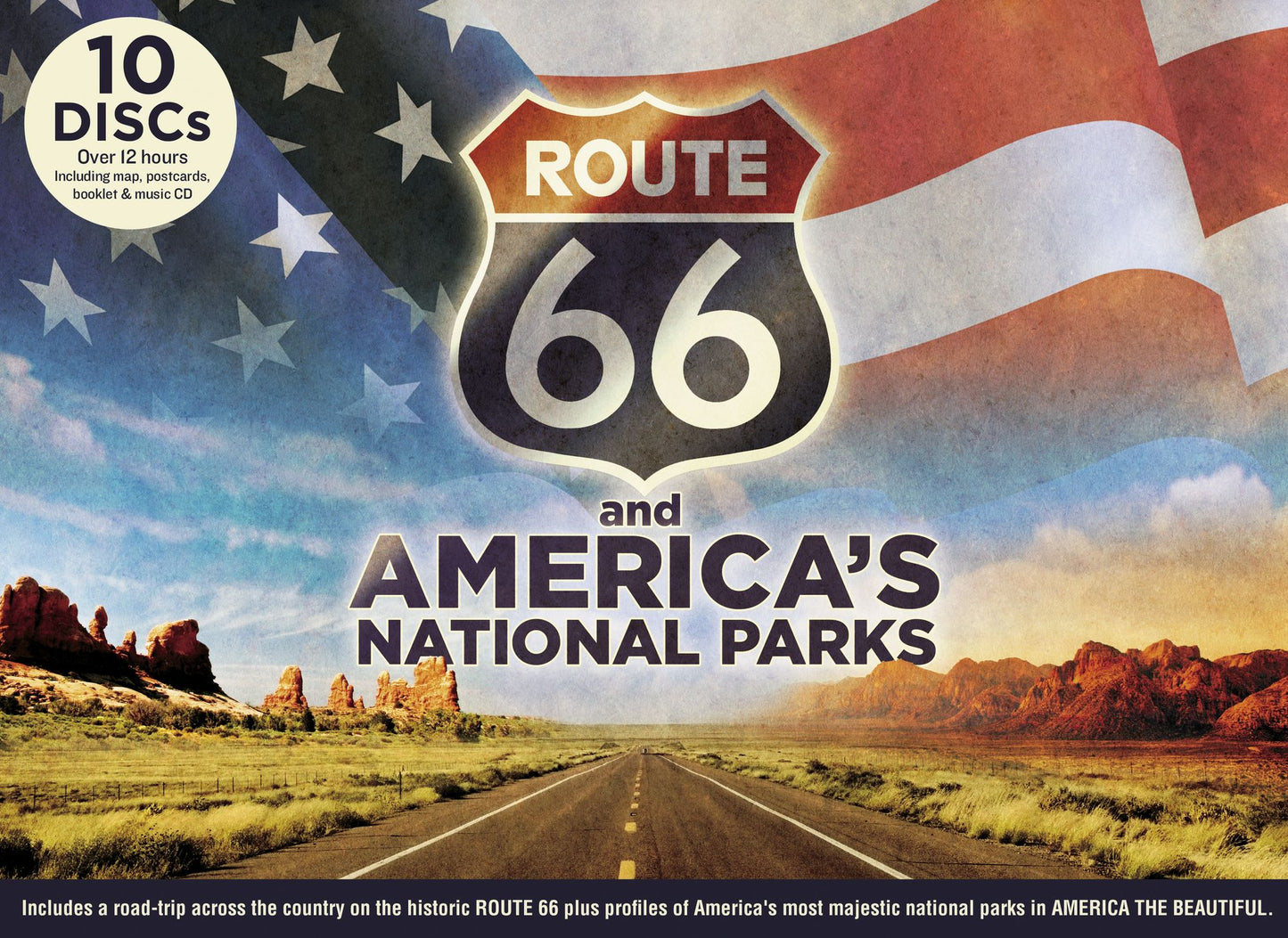 Route 66 and America's National Parks [10 Discs] [DVD/CD]