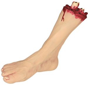 Seasons 181784 Plastic Bloody Foot Prop