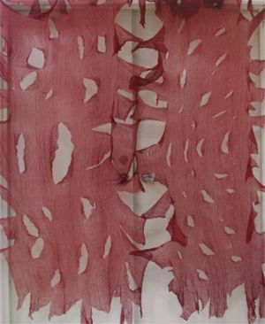 Seasons 196501 30 in. Burgundy Creepy Decoration
