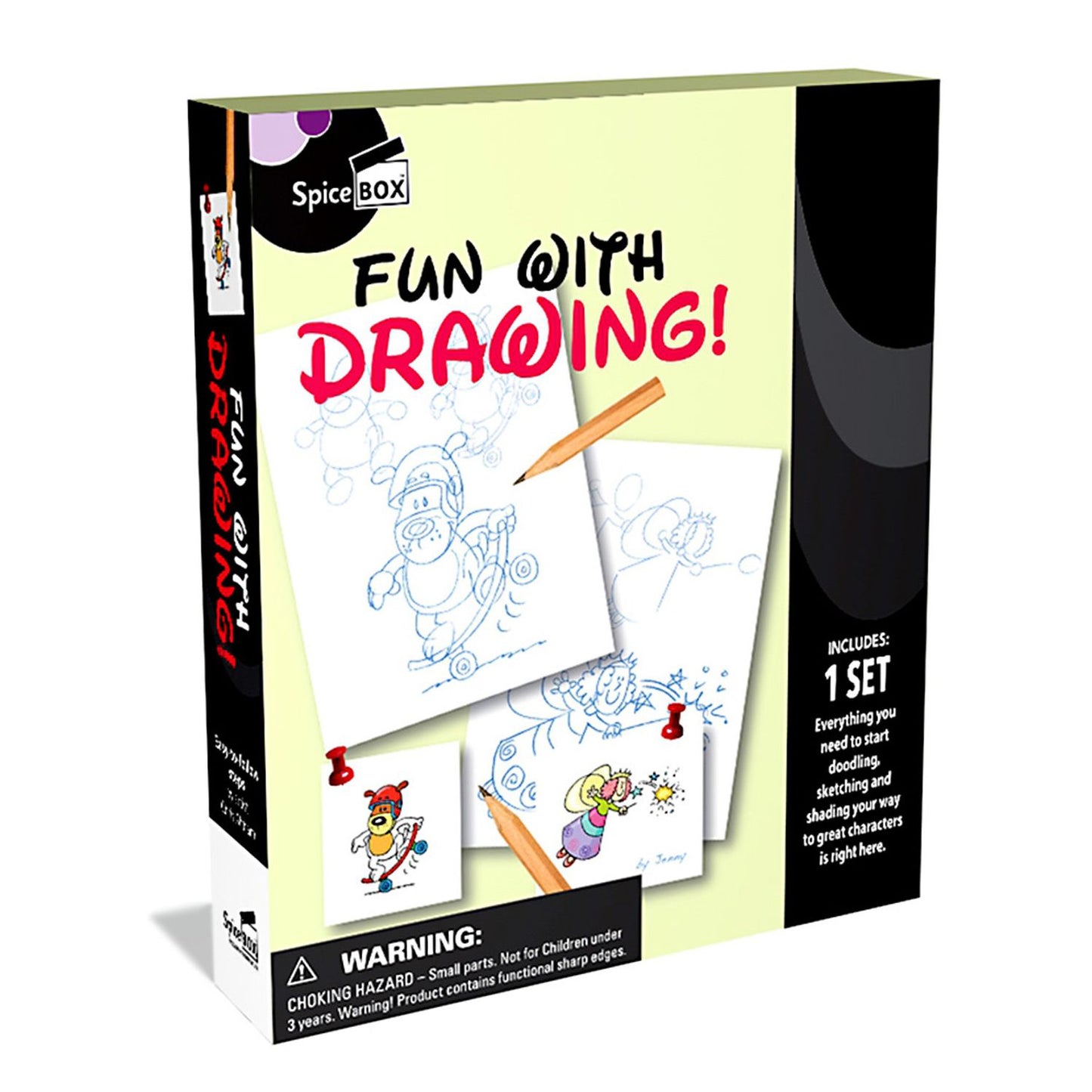 SpiceBox Fun With Drawing Characters Kit