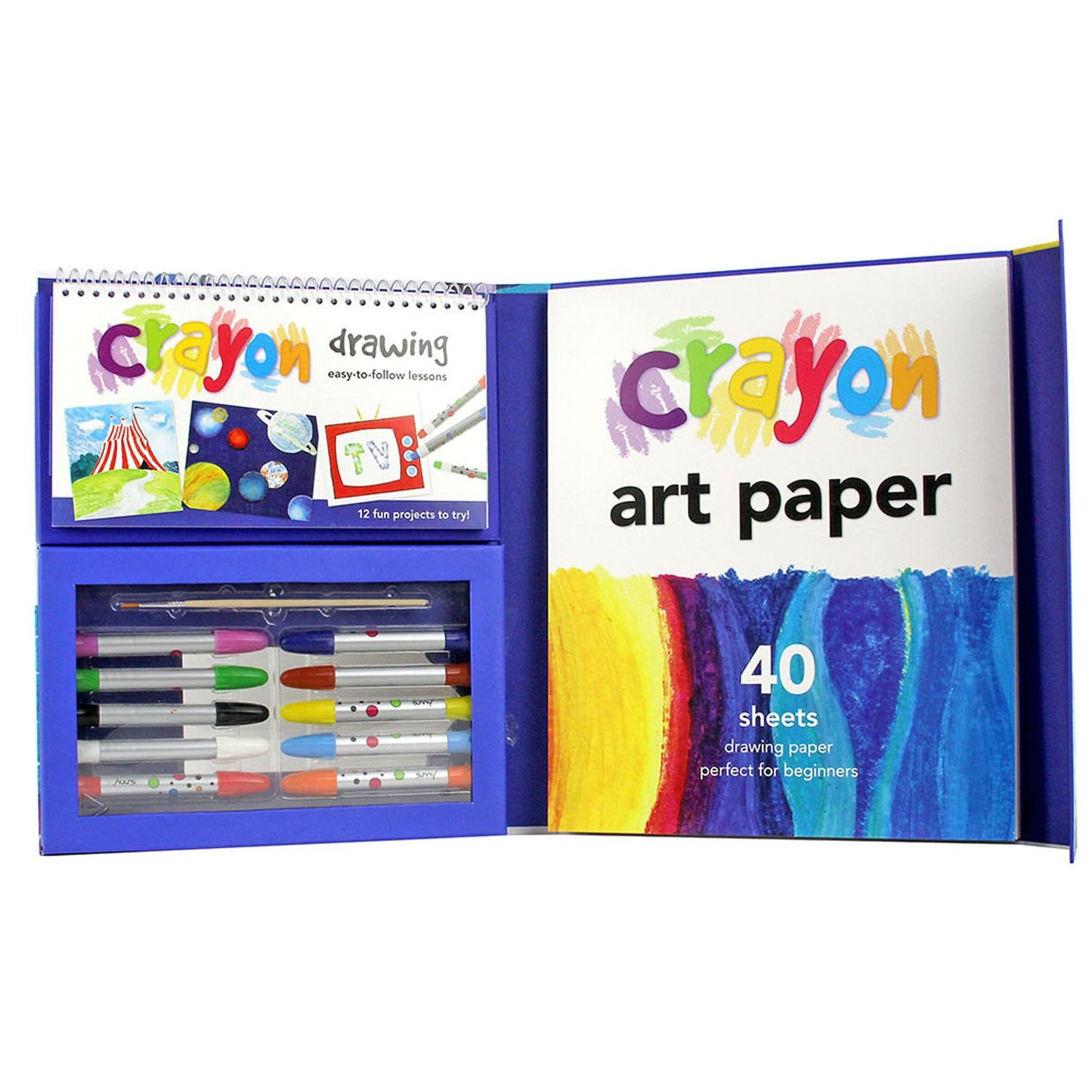 SpiceBox Petit Picasso Crayon Art Drawing Kit