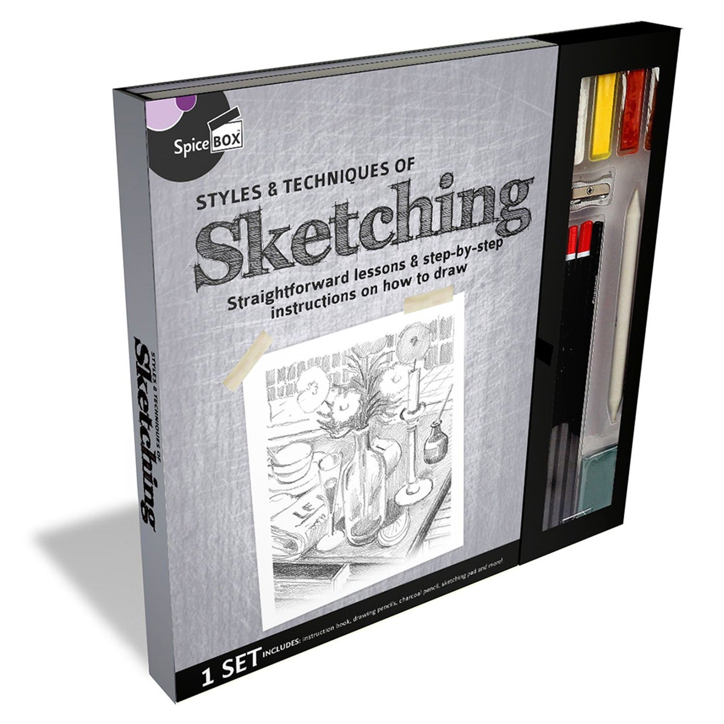 SpiceBox Master Class Styles & Techniques of Sketching Kit