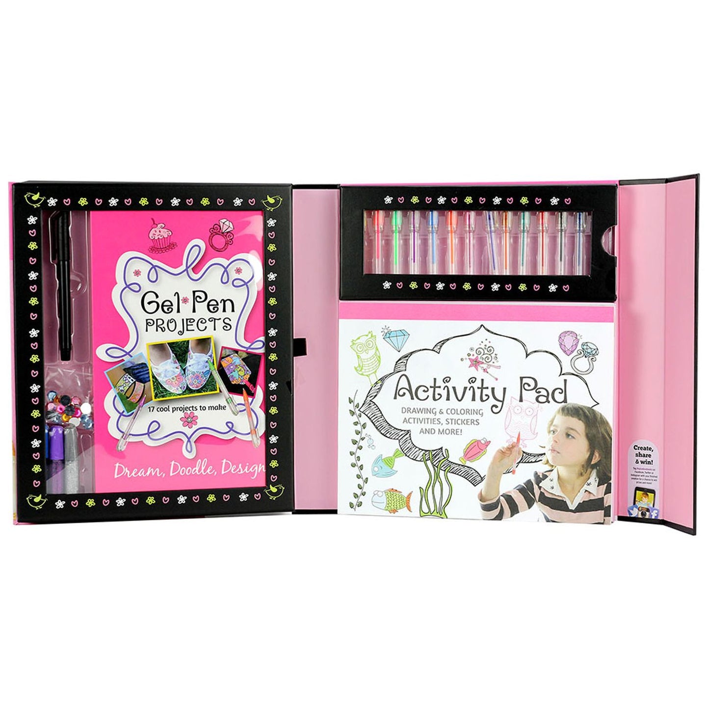 SpiceBox Kits For Kids Gel Pen Projects Kit