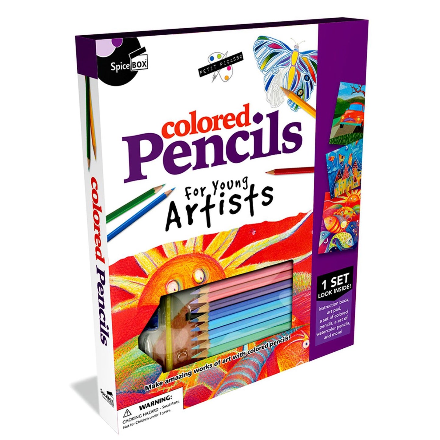 SpiceBox Petit Picasso Colored Pencils Kit