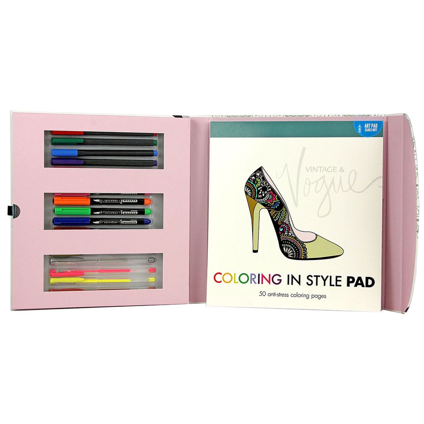 SpiceBox Coloring In Style Fashion Kit