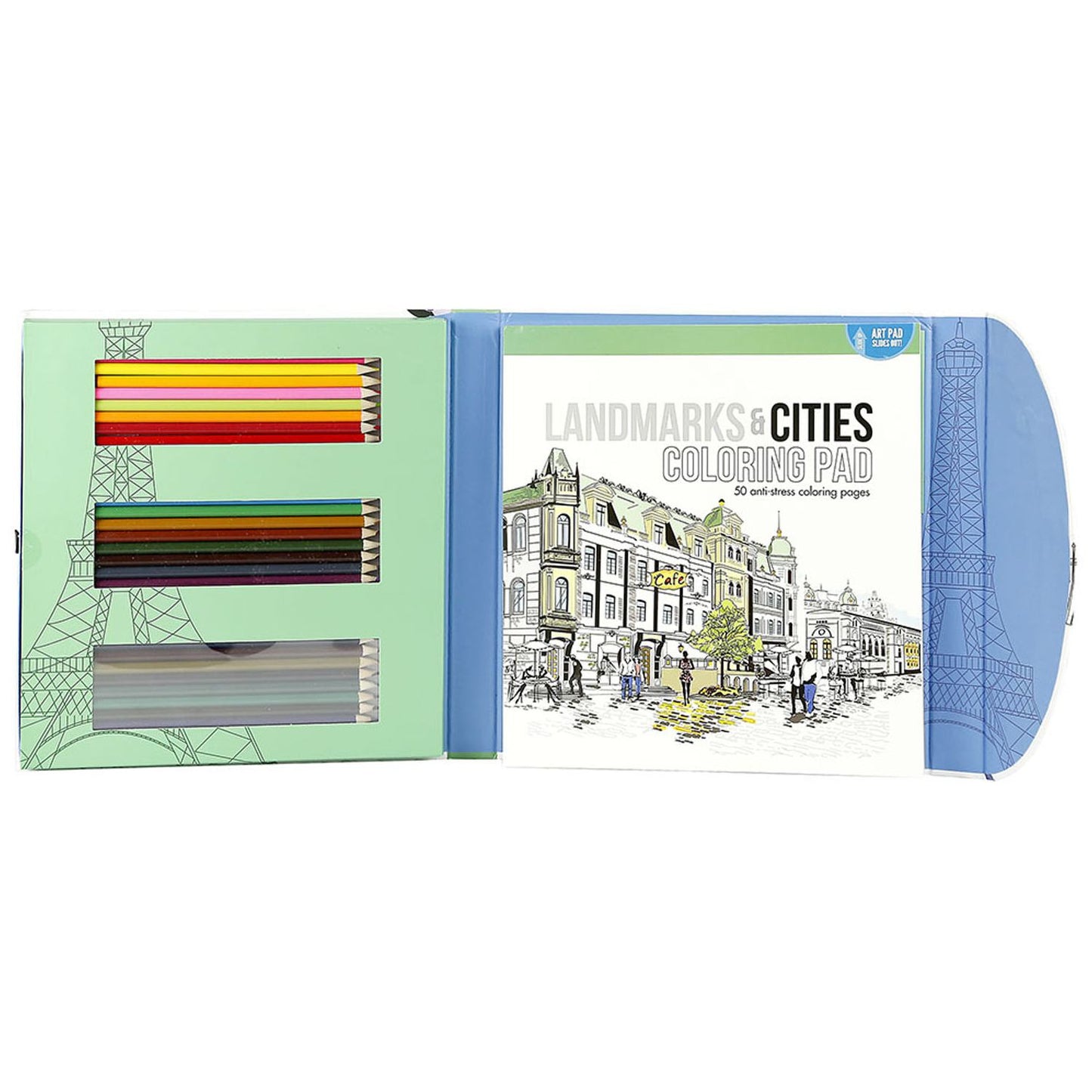 SpiceBox Landmarks & Cities Coloring Kit