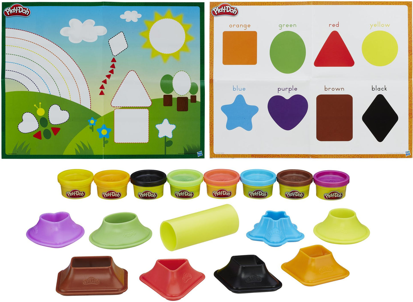PD PLAYDOH COLORS AND SHAPES