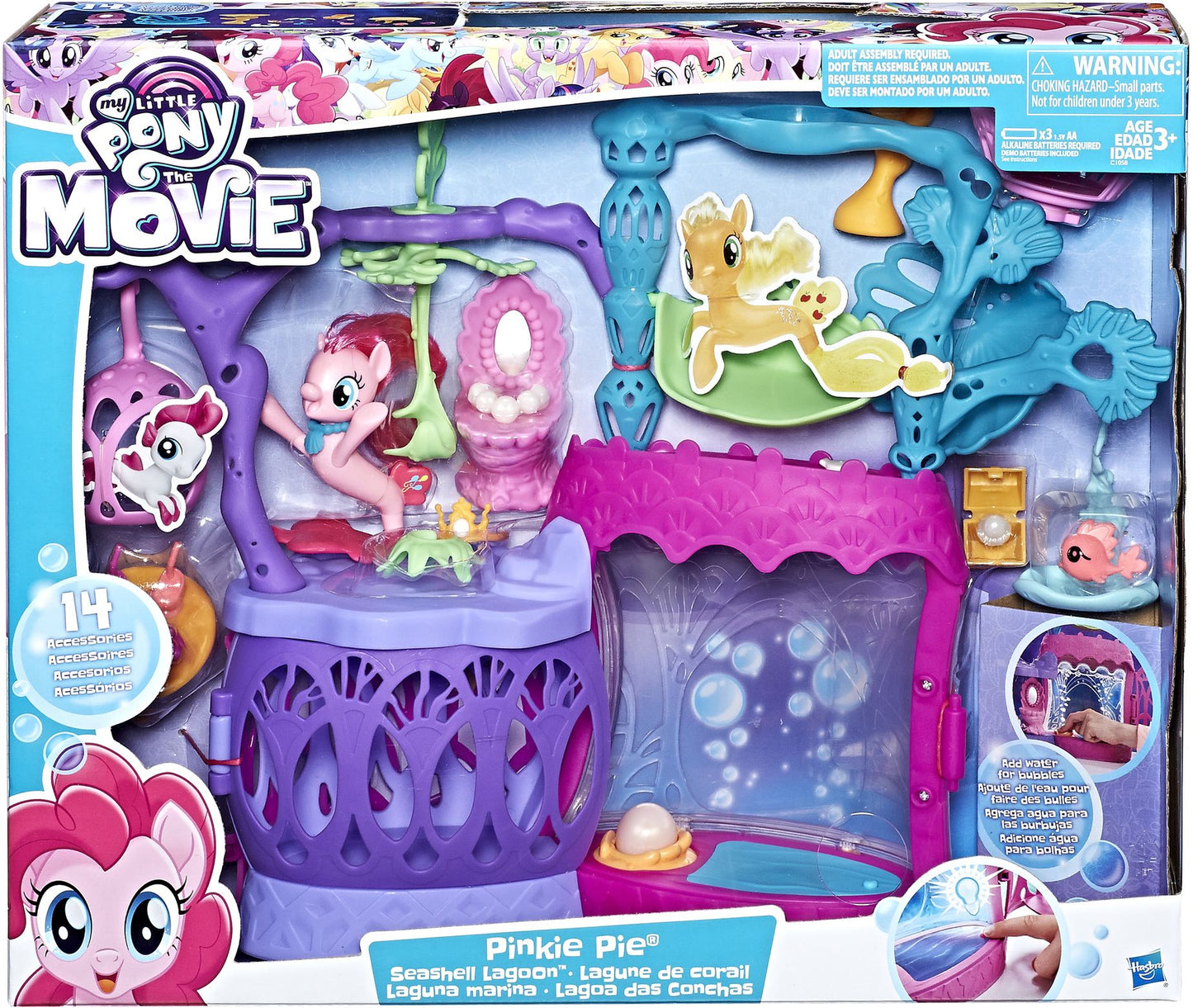MY LITTLE PONY THE MOVIE SEASHELL LAGOON PLAYSET