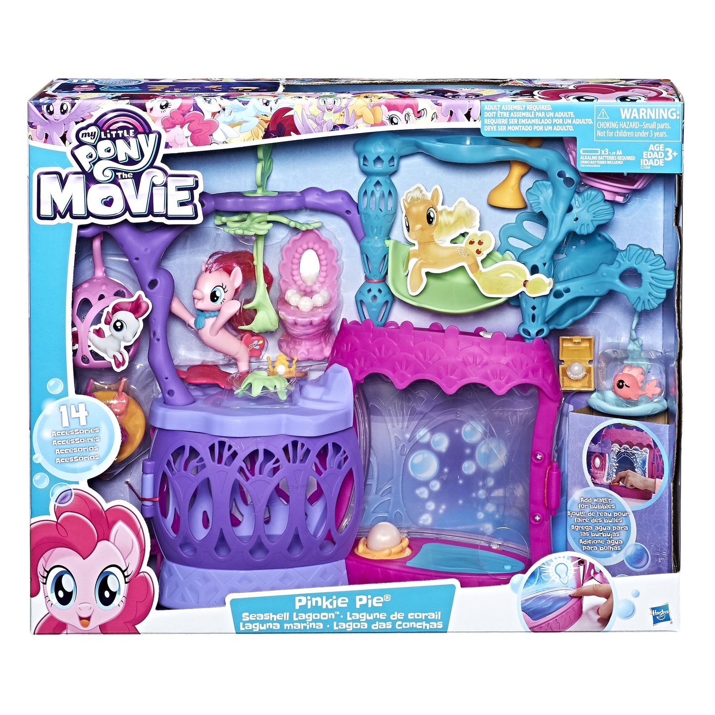 MY LITTLE PONY THE MOVIE SEASHELL LAGOON PLAYSET