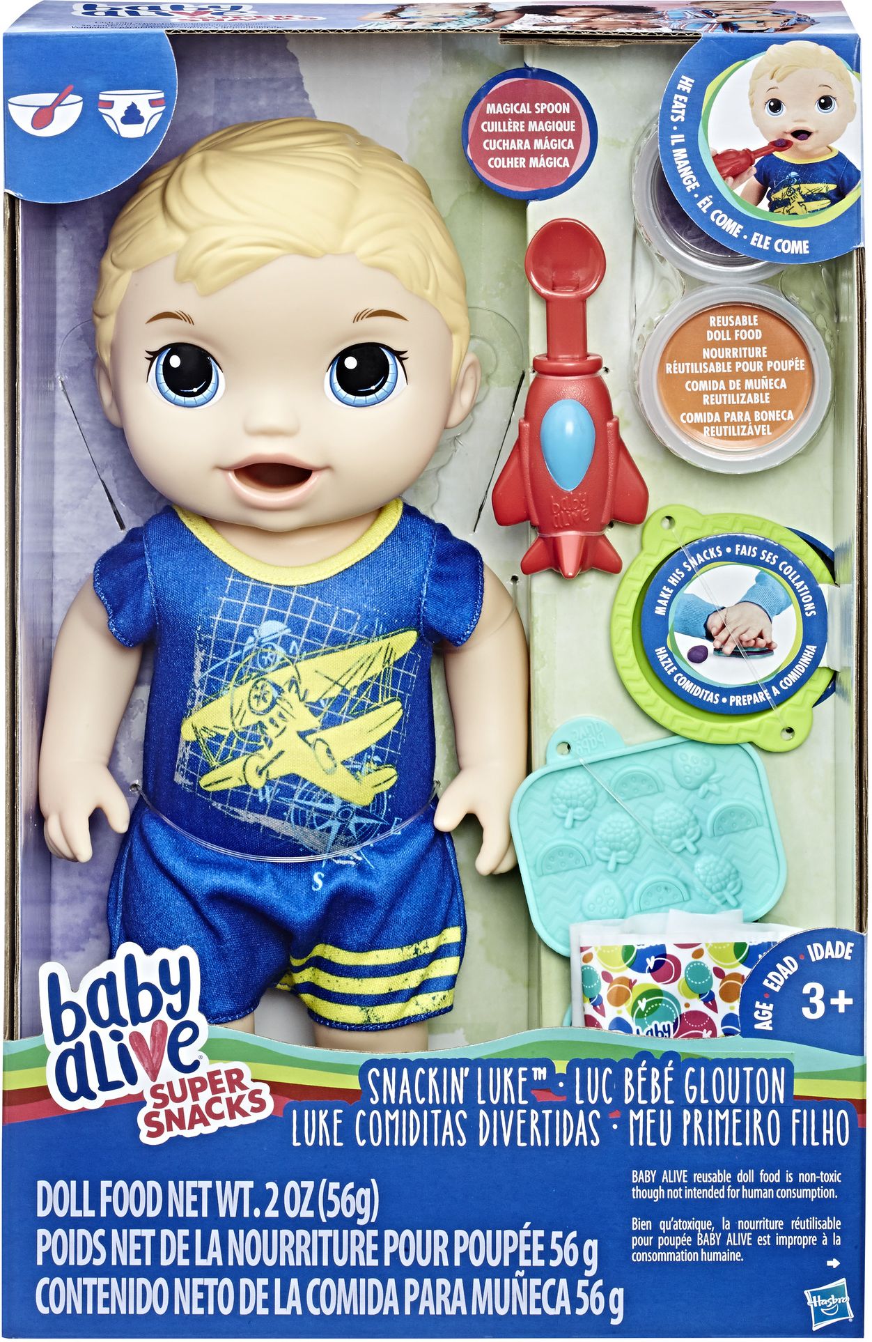 Baby Alive Snackin' Luke Blonde