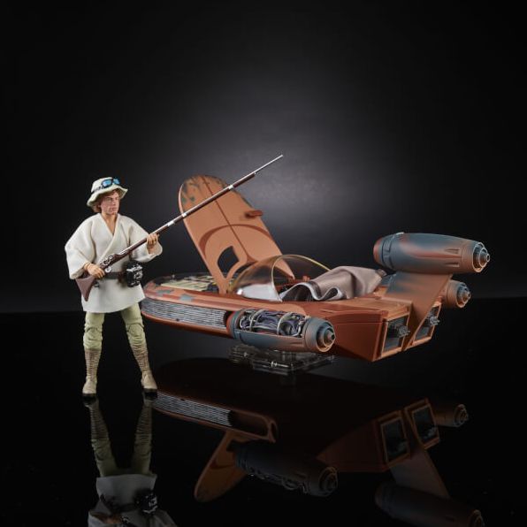 SW E4 LUKE SKYWALKER AND X34 LANDSPEEDER