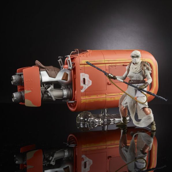 SW E7 REY SCAVENGER AND SPEEDER JAKKU