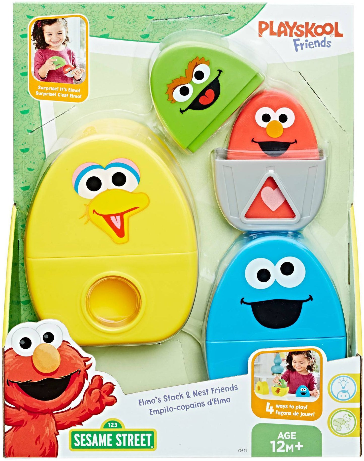 SES ELMOS STACK AND NEST FRIENDS