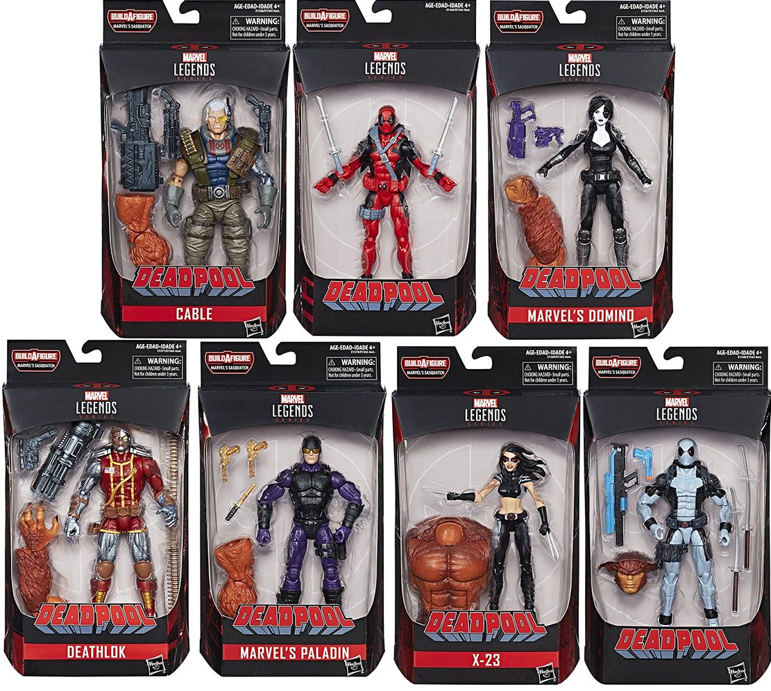 MVL DEADPOOL 6 INCH LEGENDS AST
