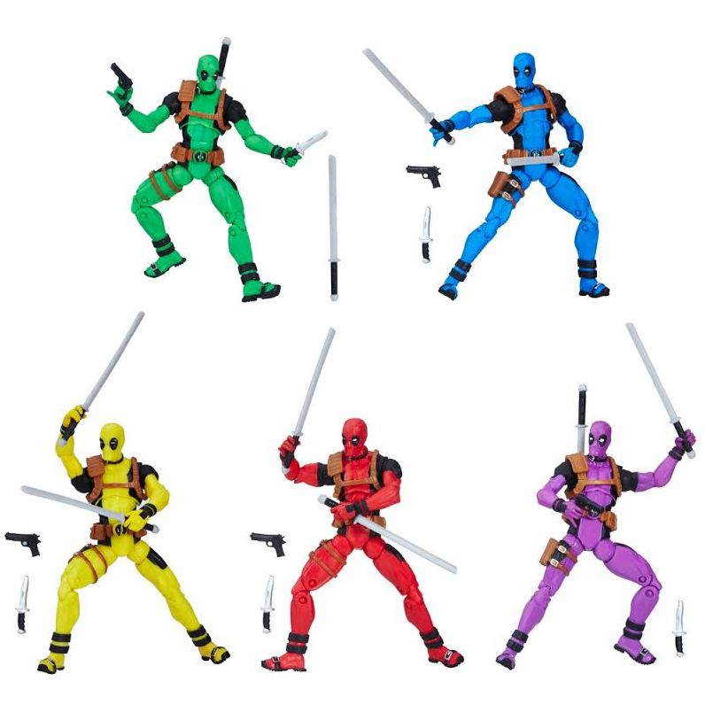 MVL 3.75 INCH LEGENDS DEADPOOL 5 PACK