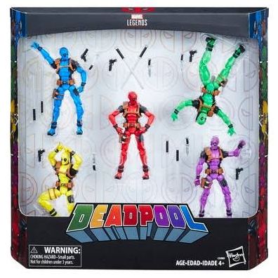MVL 3.75 INCH LEGENDS DEADPOOL 5 PACK