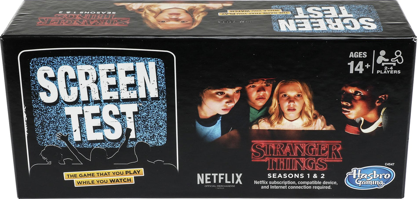 STRANGER THINGS SCREEN TEST