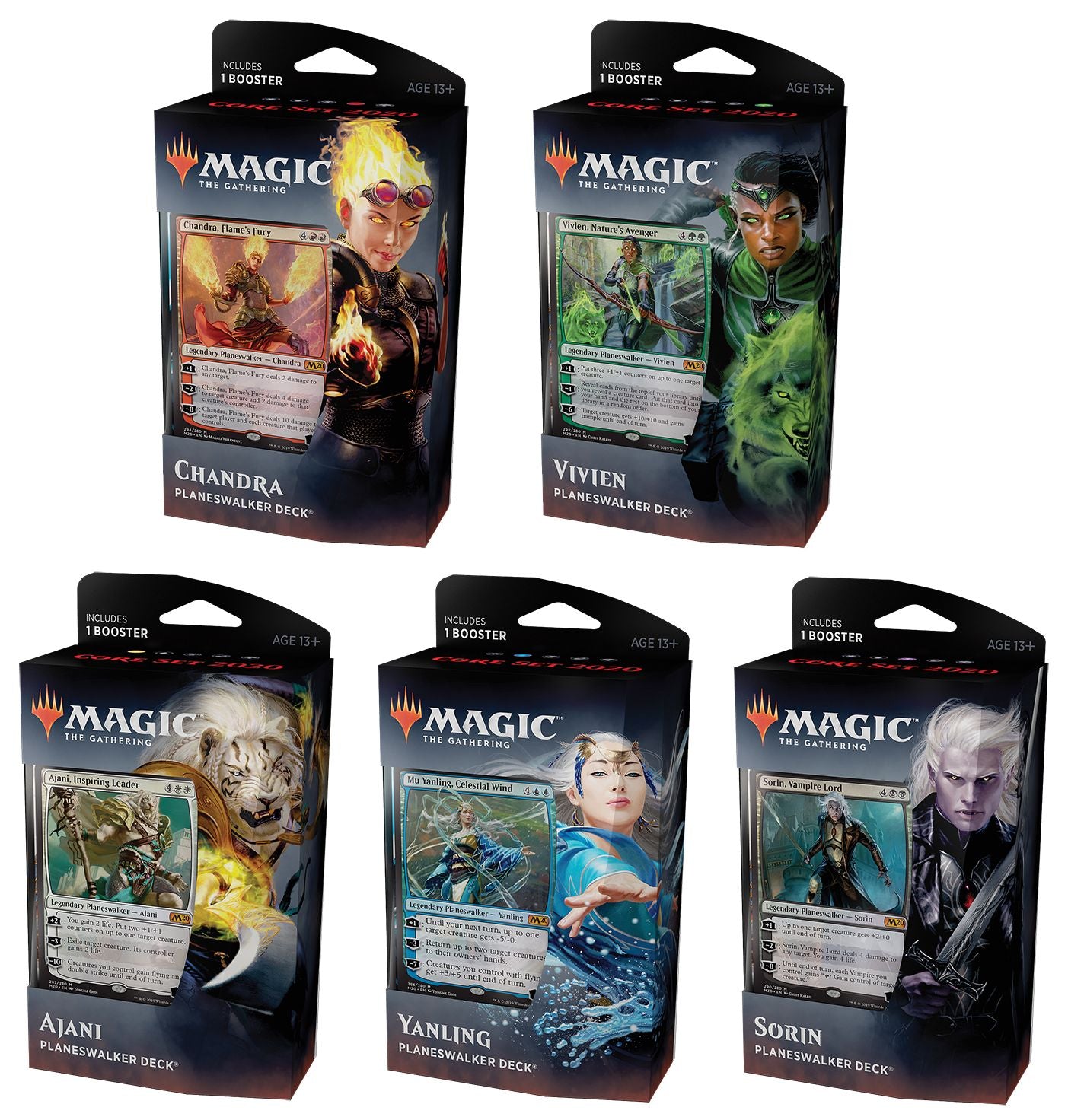 2019 MAGI CORE 2020 PLANESWALKER DECK - 630509781201