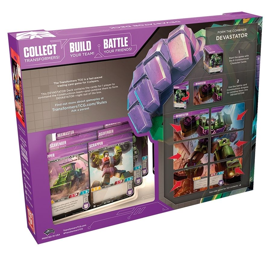 2019 TRAN TRANSFORMERS DEVASTATOR DECK
