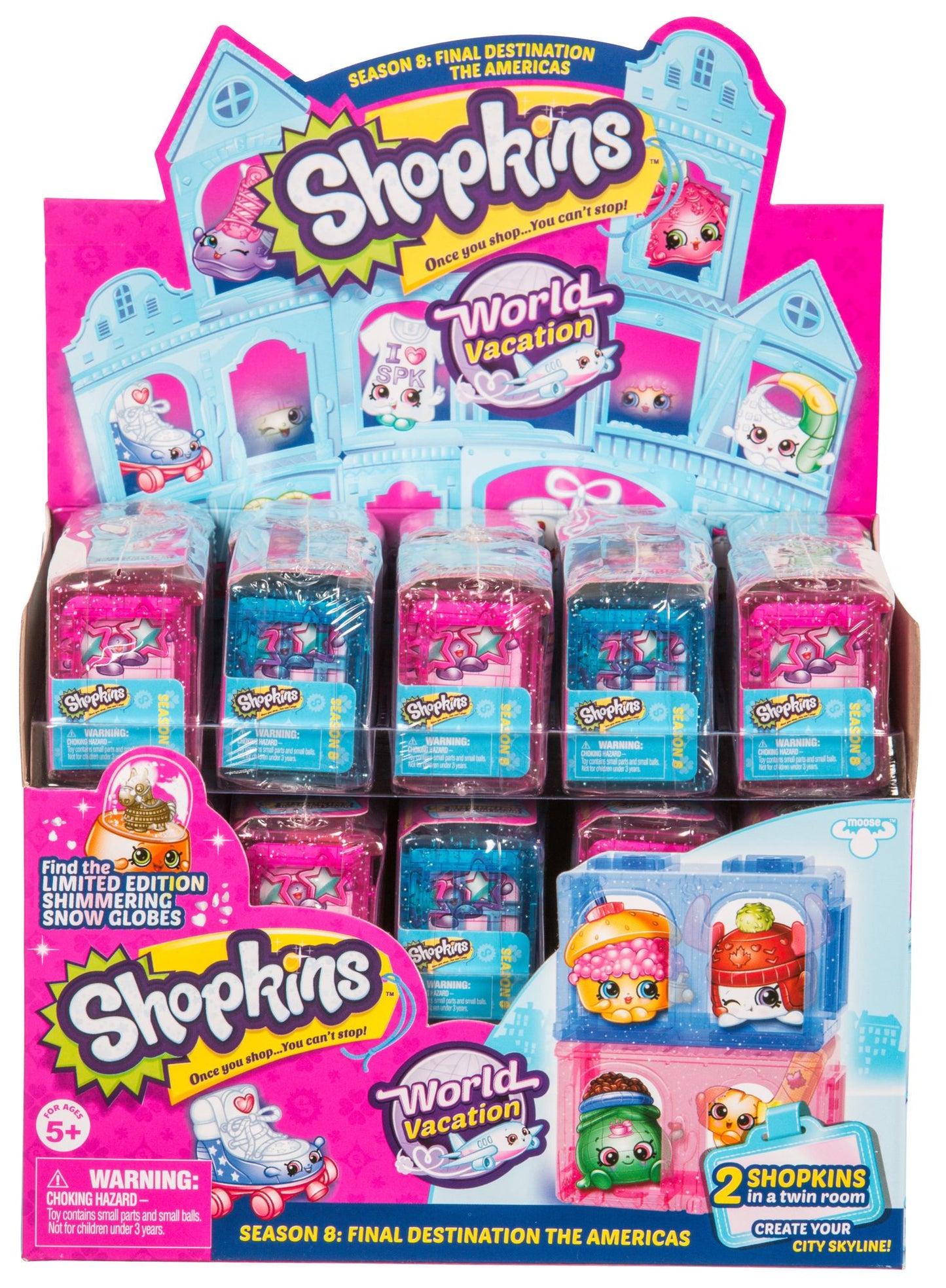 Shopkins 2 Pack counter Display S8 Wave 3