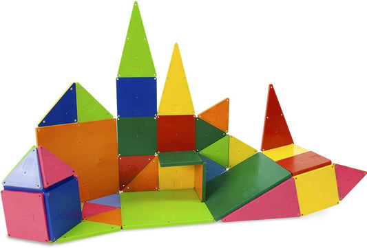 Magna-Tiles Solid Colors 56 Piece Set