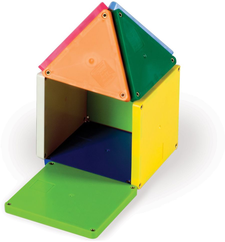 Magna-Tiles Solid Colors 56 Piece Set