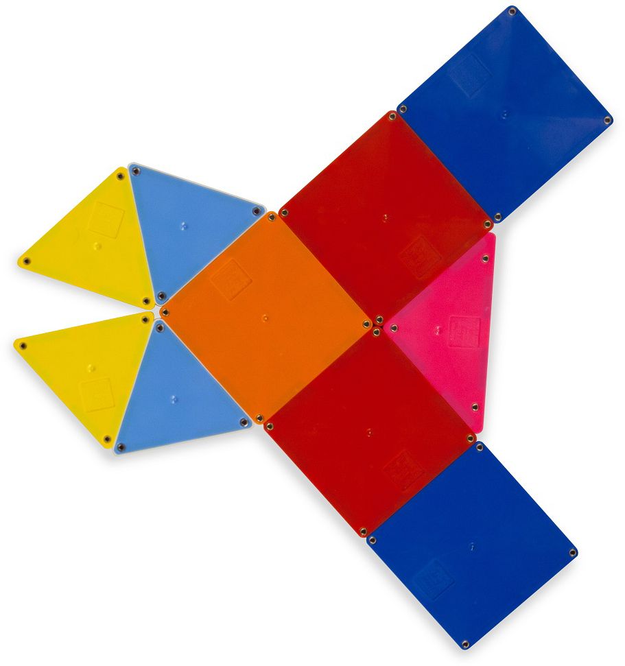 Magna-Tiles Solid Colors 56 Piece Set
