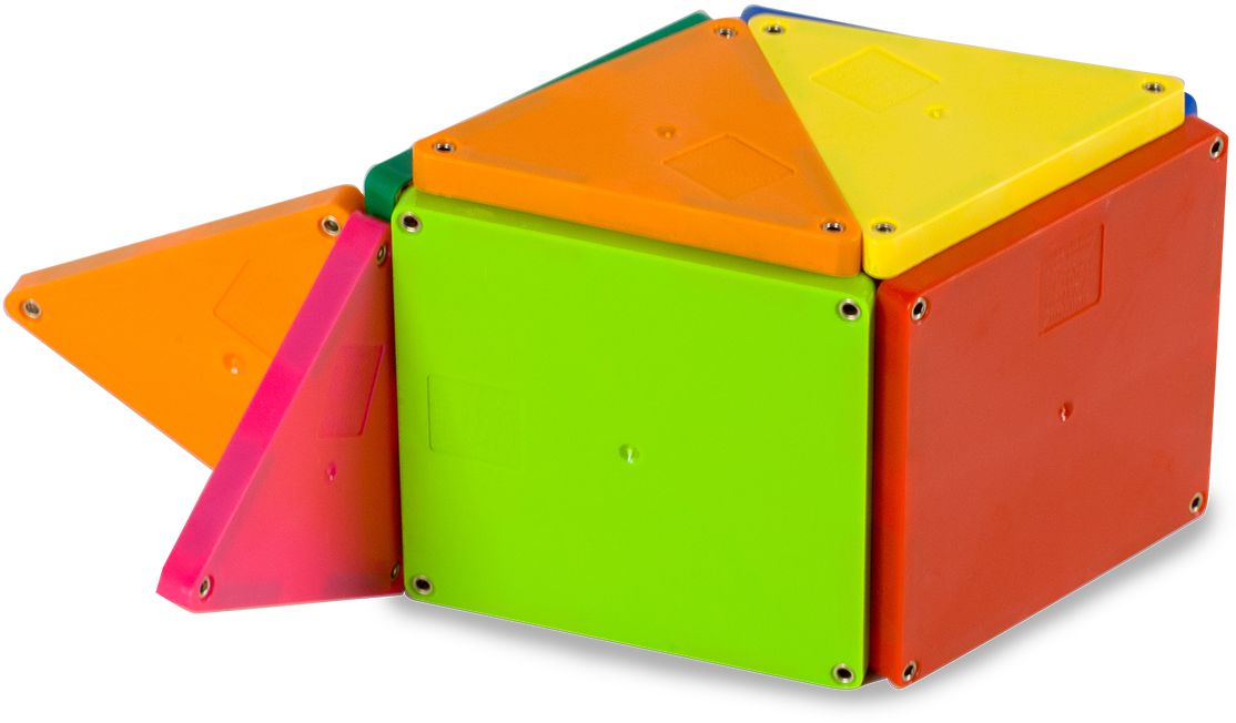 Magna-Tiles Solid Colors 56 Piece Set