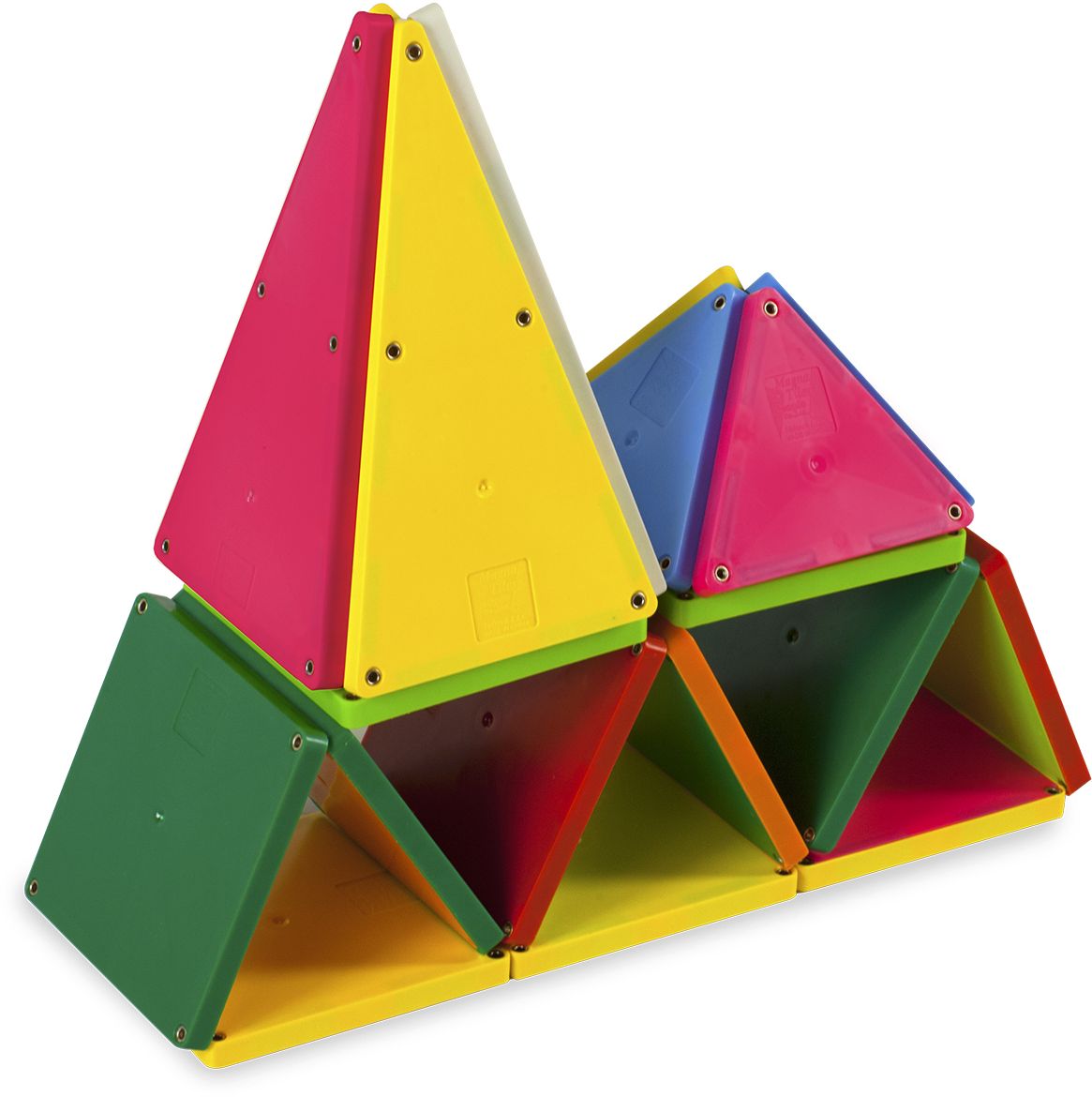 Magna-Tiles Solid Colors 56 Piece Set