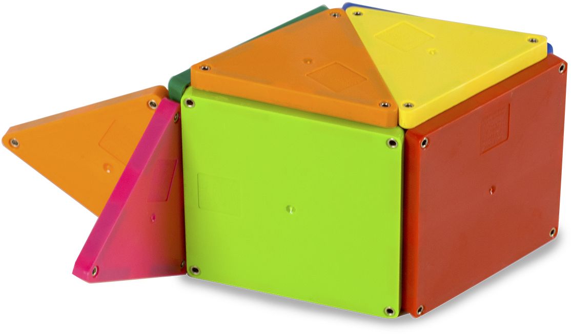 Magna-Tiles Solid Colors 56 Piece Set