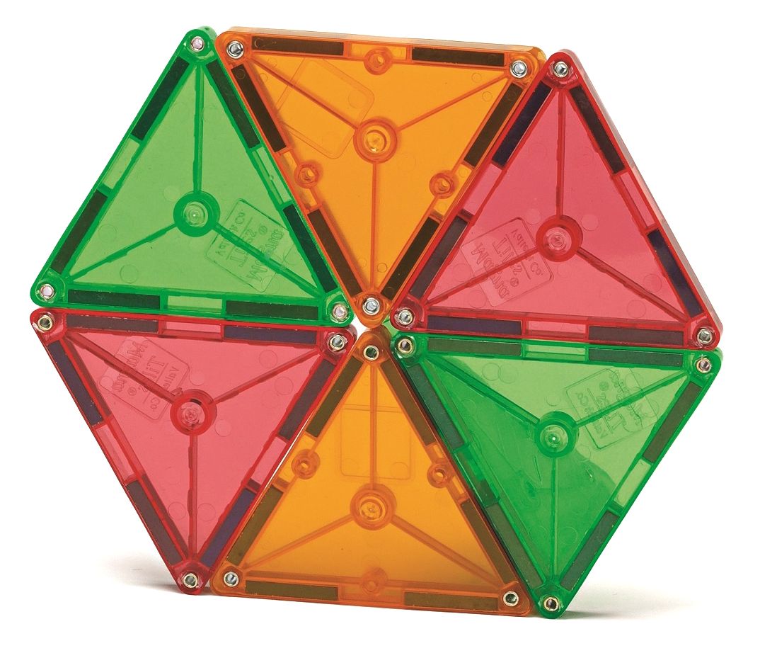 Magna-Tiles Clear Colors 74 Piece Set