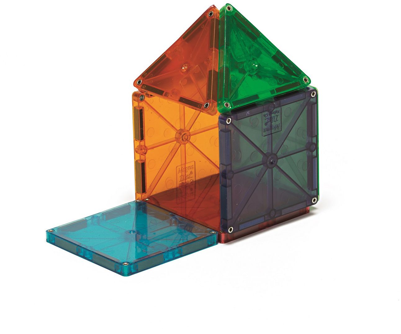 Magna-Tiles Clear Colors 74 Piece Set