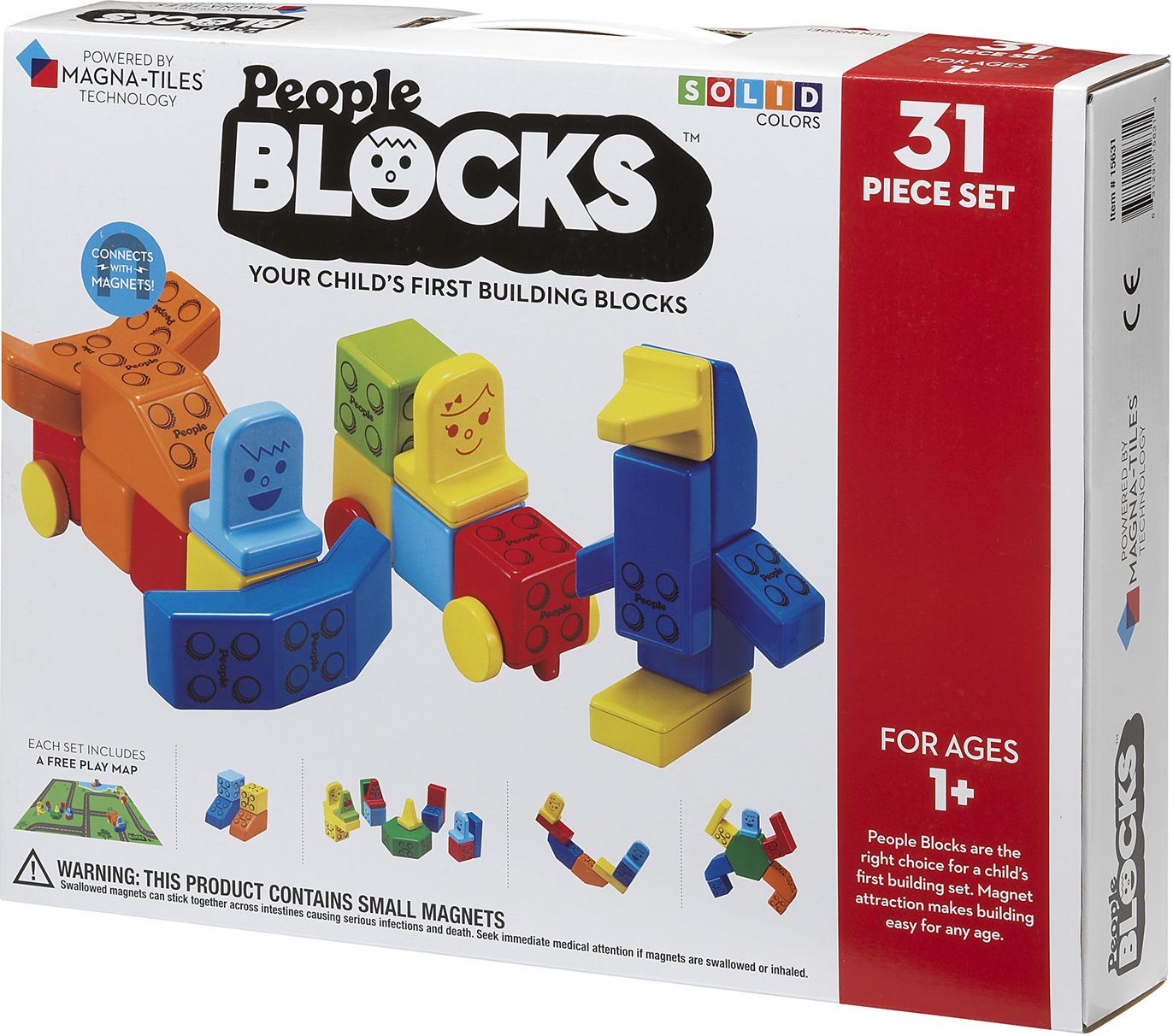 People Blocks Standard 31 Piece Set