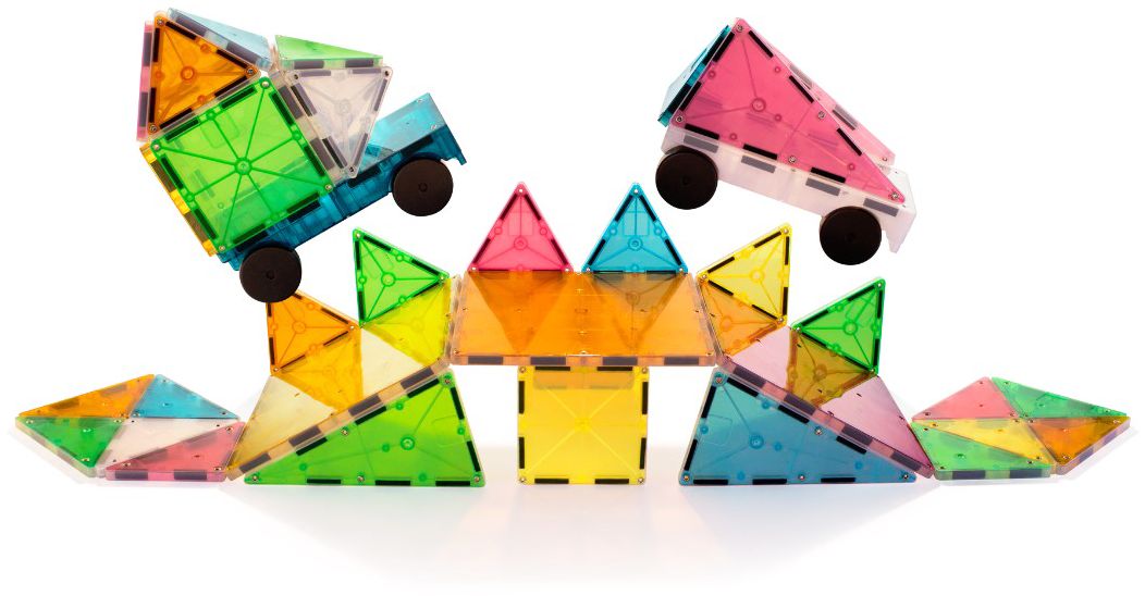 Magna-Tiles Frost 50 Piece Grand Prix Set