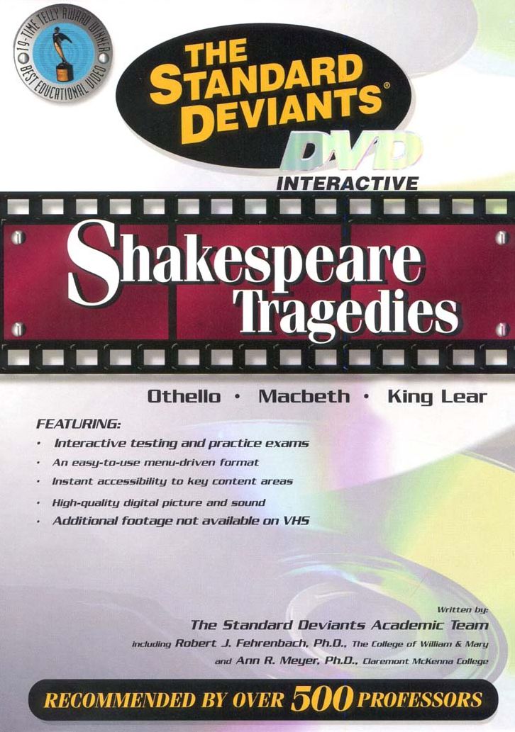 The Standard Deviants: Shakespeare Tragedies - Othello/Macbeth/King Lear