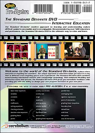 The Standard Deviants: Pre-Algebra, Part 2