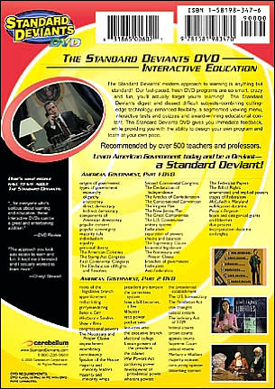 The Standard Deviants: American Government, Parts 1 & 2